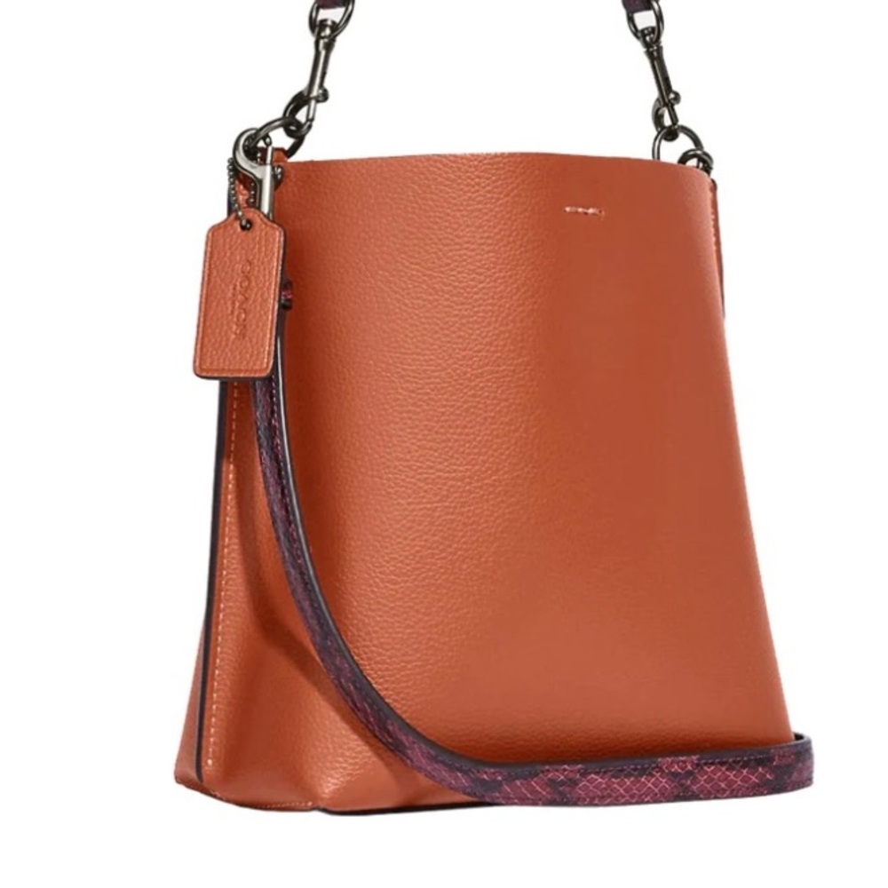 COACH Mollie Sunset Multi Bucket Bag In Signature Canvas CB901. NWOT